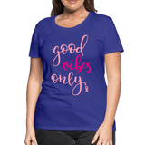 Good Vibes Only - royal blue