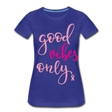 Good Vibes Only - royal blue