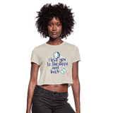 Women's Cropped T-Shirt - dust