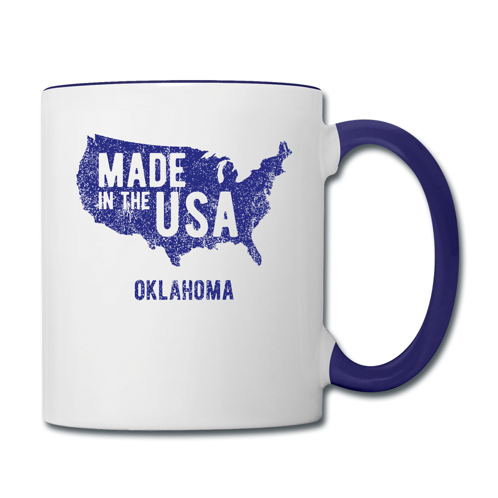 Made in the USA Oklahoma - white/cobalt blue