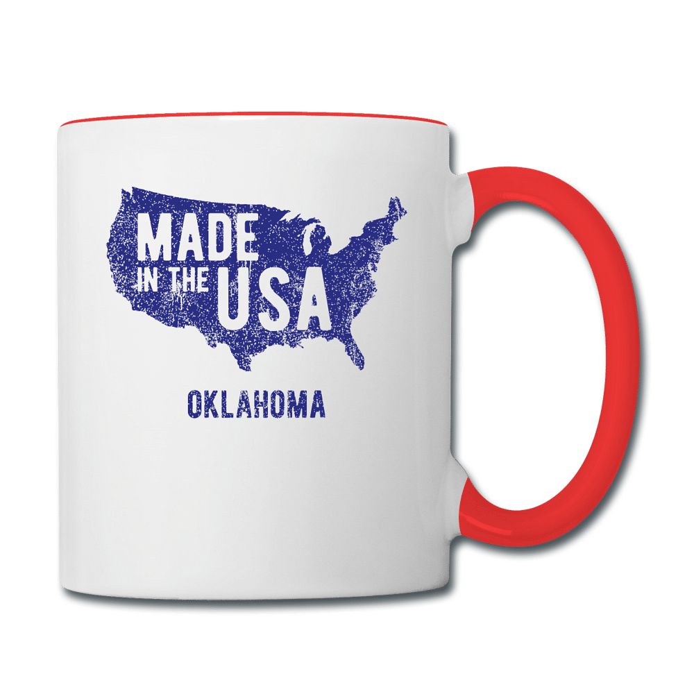 Made in the USA Oklahoma - white/red