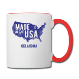 Made in the USA Oklahoma - white/red