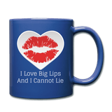 I Love Big Lips And I Cannot Lie - royal blue