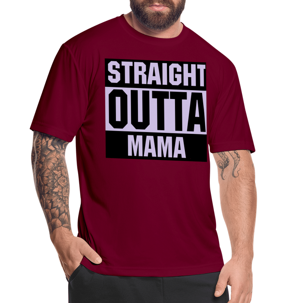 Straight Outta Mama - burgundy