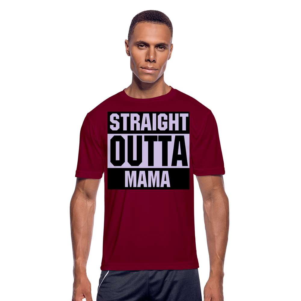 Straight Outta Mama - burgundy