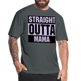 Straight Outta Mama - charcoal