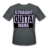 Straight Outta Mama - charcoal