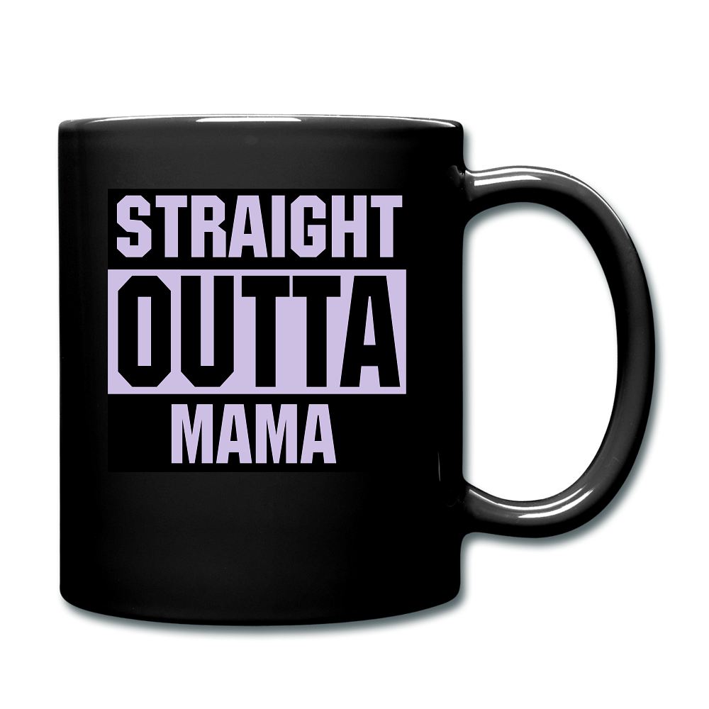 Straight Outta Mama - black