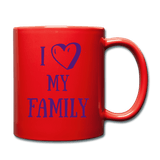 I love my family - red