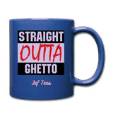 Straight Outta Ghetto - royal blue