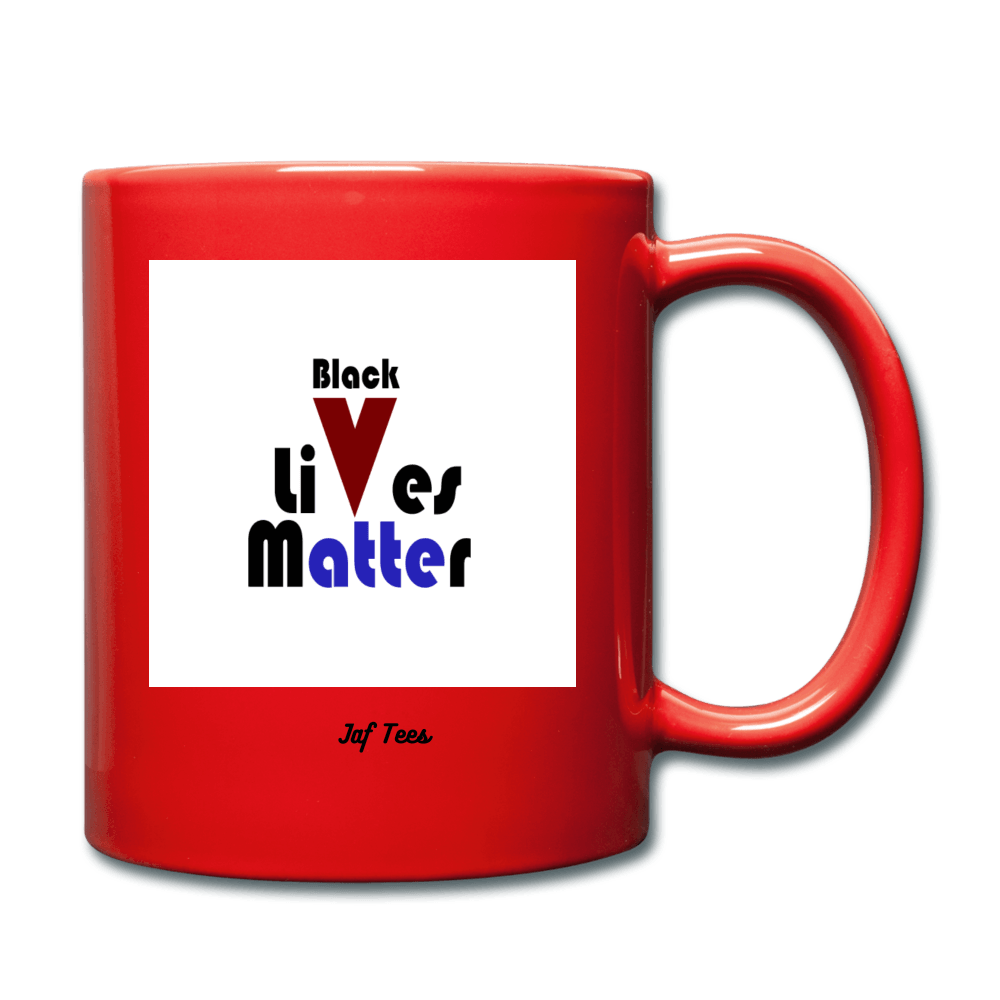 black lives matter - red