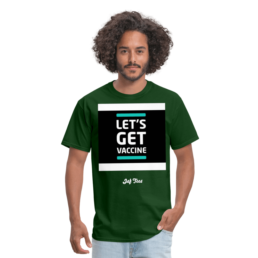 let's get vaccine - forest green