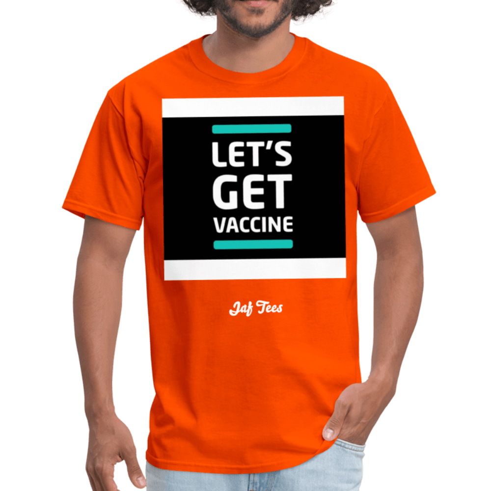 let's get vaccine - orange