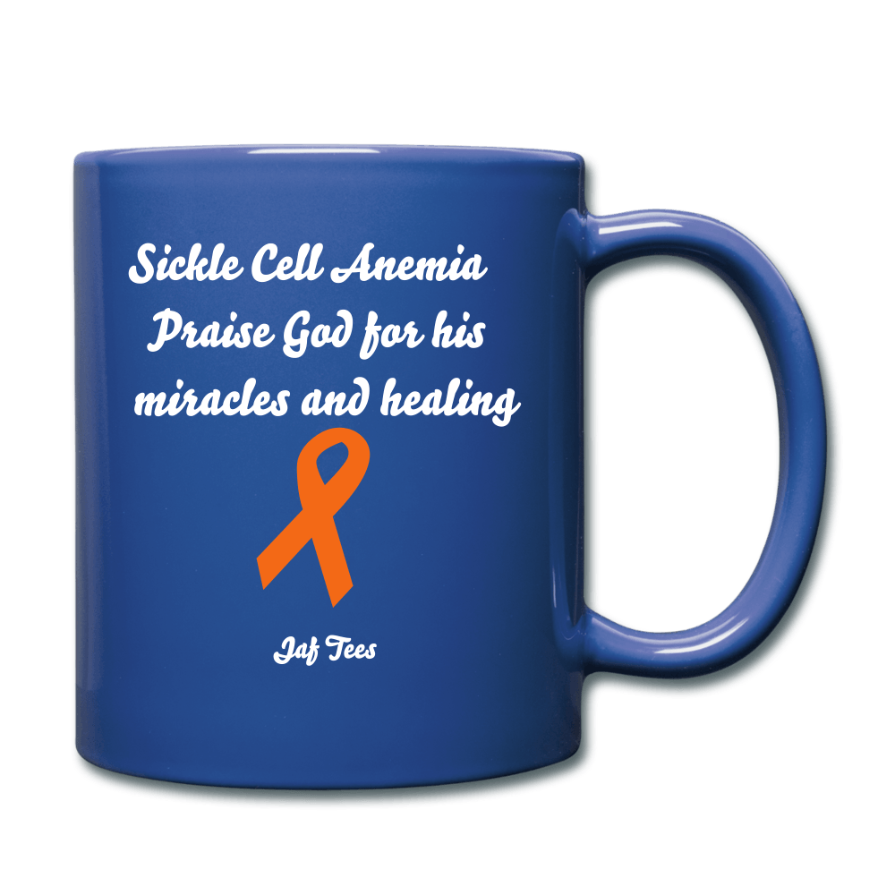 Sickle Cell Anemia praise God for his miracles and healing - royal blue