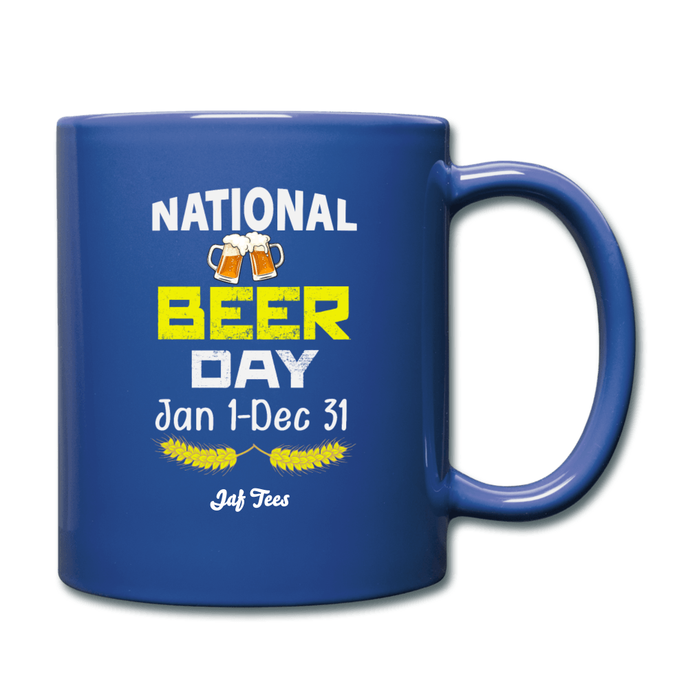 National beer day - royal blue