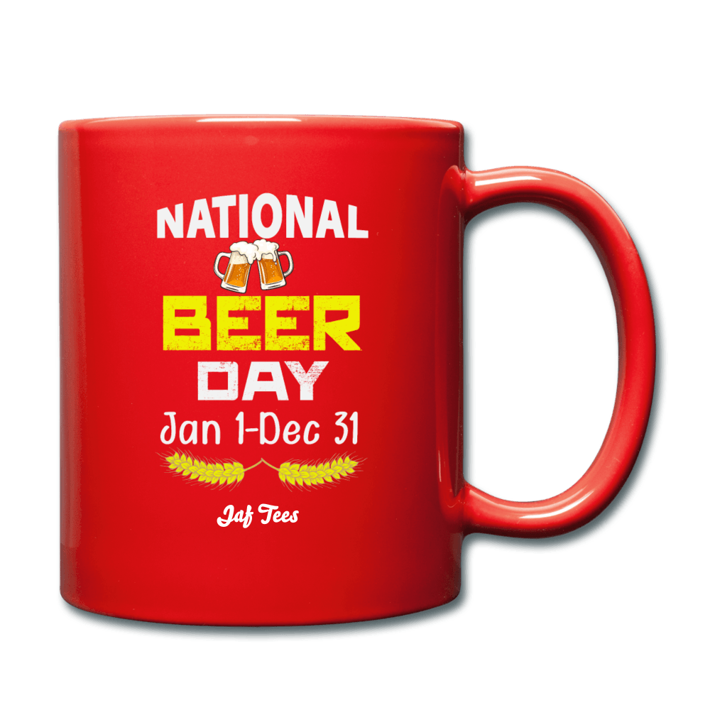 National beer day - red