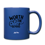 Worth the wait - royal blue