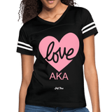 Love Alpha Kappa Alpha - black/white