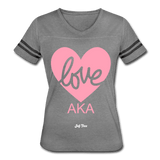 Love Alpha Kappa Alpha - heather gray/charcoal