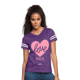 Love Alpha Kappa Alpha - vintage purple/white