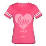 Love Alpha Kappa Alpha - vintage pink/white