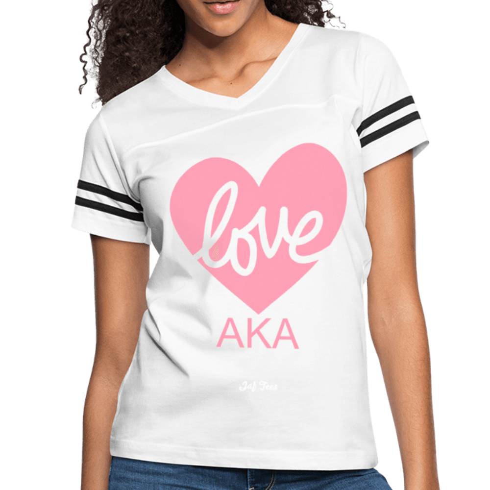 Love Alpha Kappa Alpha - white/black