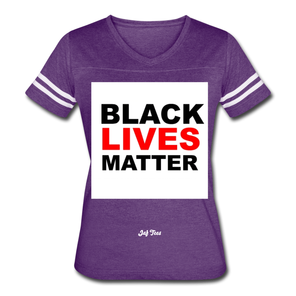Black Lives Matter - vintage purple/white