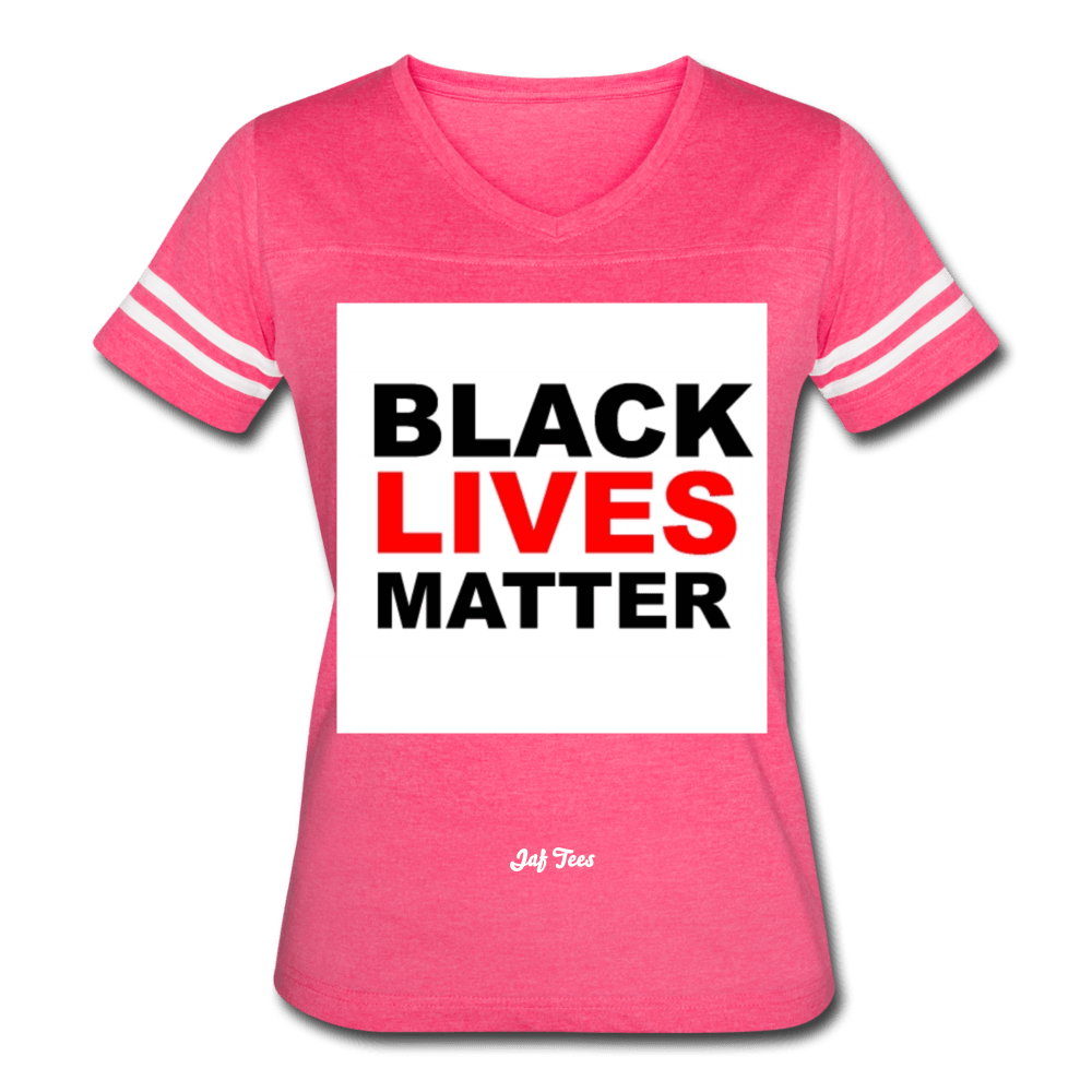 Black Lives Matter - vintage pink/white