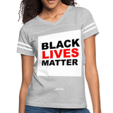 Black Lives Matter - heather gray/white