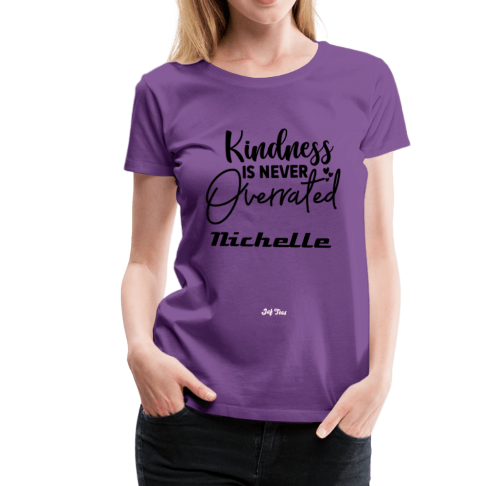 Kindness is Never Overrated - purple