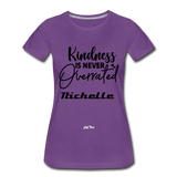 Kindness is Never Overrated - purple