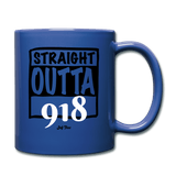 Straight outta 918 - royal blue