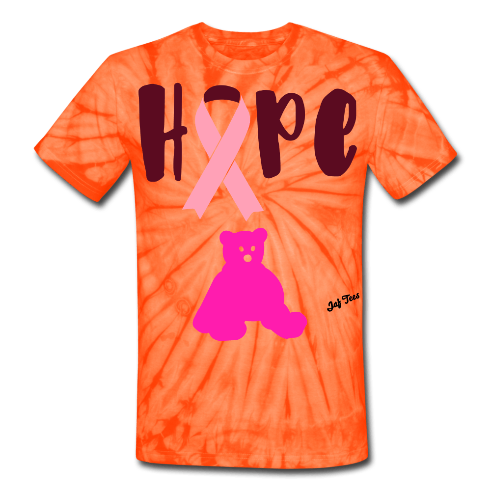 Breast Cancer Awareness - spider orange