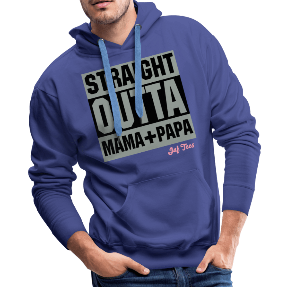 Straight Outta Mama+Papa - royalblue