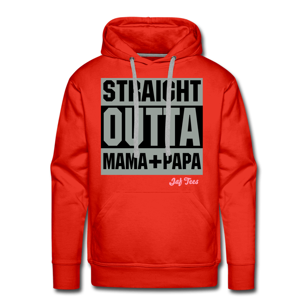 Straight Outta Mama+Papa - red