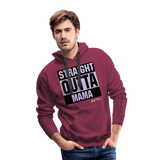 Straight Outta Mama - burgundy