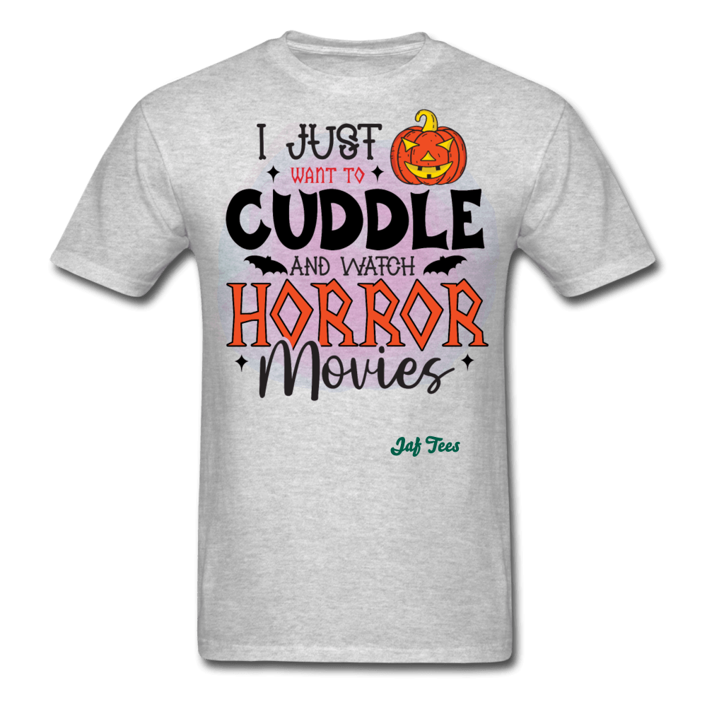 I just want to cuddle and watch horror movies - heather gray