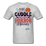 I just want to cuddle and watch horror movies - heather gray