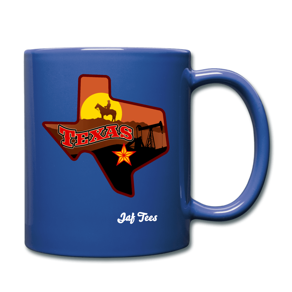Texas - royal blue