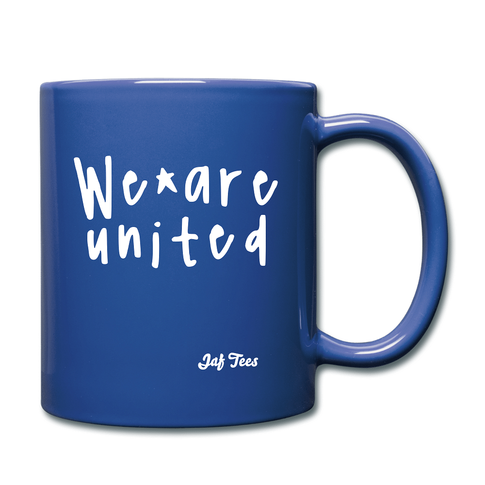 We are united - royal blue