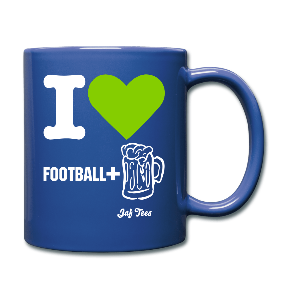 Football Beer - royal blue