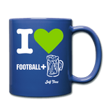 Football Beer - royal blue
