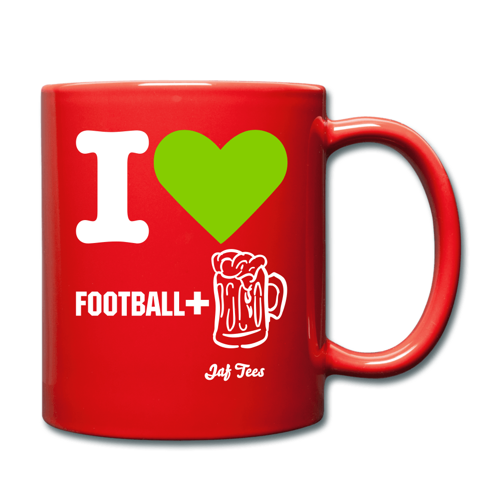 Football Beer - red