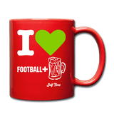 Football Beer - red
