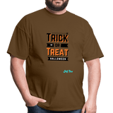 trick or treat halloween - brown
