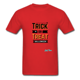 trick or treat halloween - red