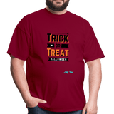 trick or treat halloween - burgundy