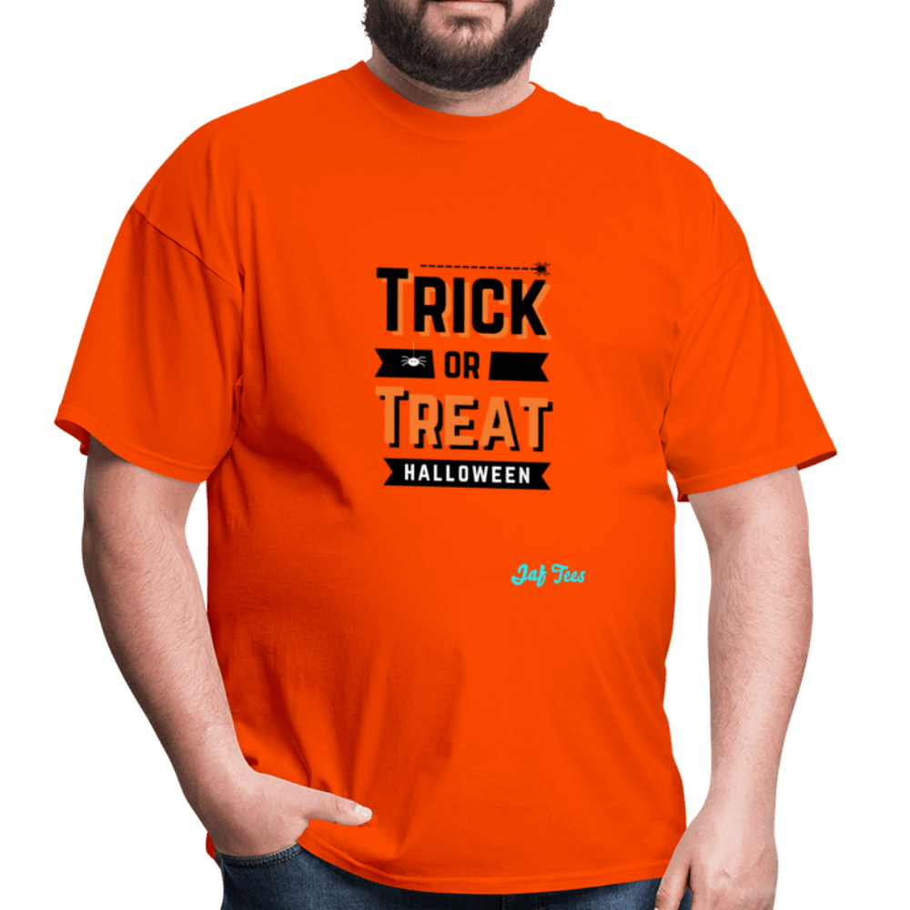 trick or treat halloween - orange
