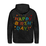 Happy Birthday - charcoal grey