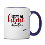 Stay at home detective - white/cobalt blue